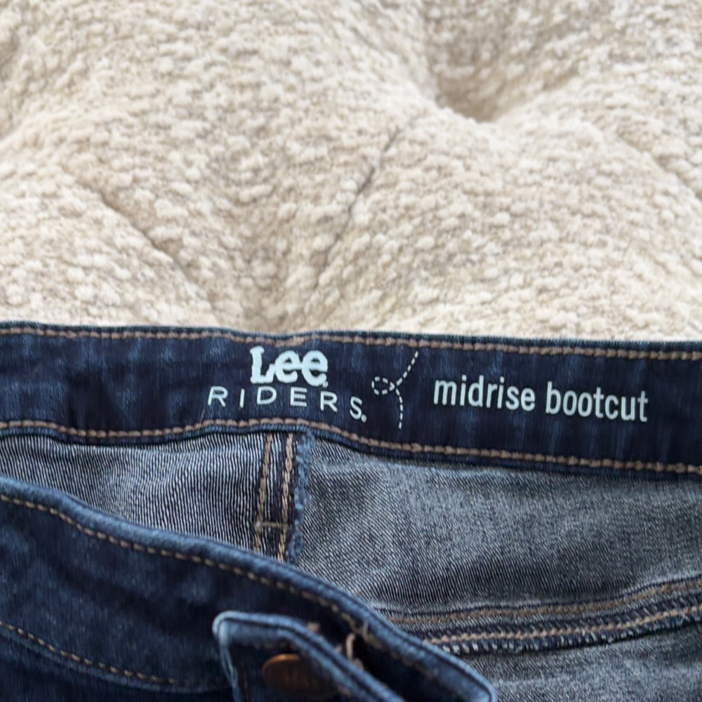 Lee Women's Bootcut Jeans - Deep Indigo - Picture 4 of 5